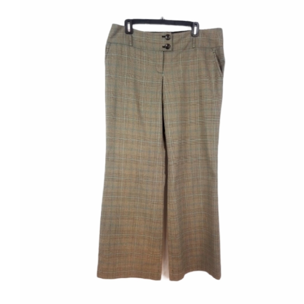 3/$25 The Limited 12 Plaid Dress Pants Drew Fit